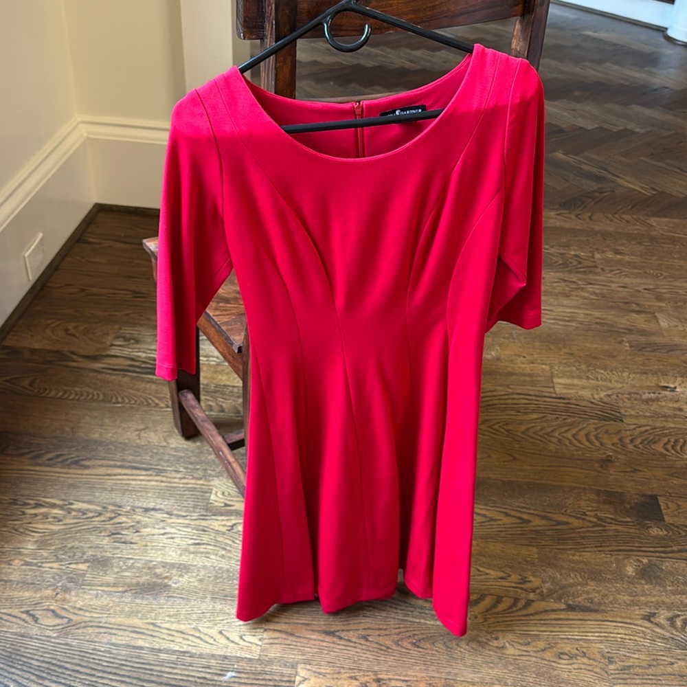 Nora Gardner red dress 2